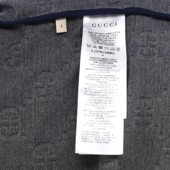 Gucci Men's Zip Track Jacket GG Jacquard Cotton - Picture 4 of 4